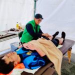 11/9 いびがわマラソン会場にてスポーツ鍼ケアを行いました。